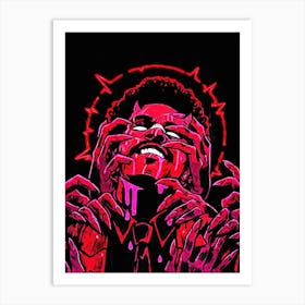 the Weeknd 2 Art Print