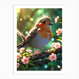 Bird In Spring Art Print