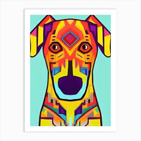 Decorative Dog Illustration Art Print