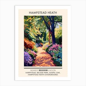 Hampstead Heath London Parks Garden 4 Art Print