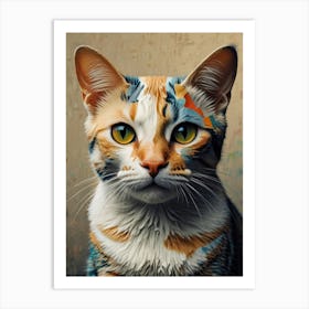 Portrait Of A Cat 2 Art Print