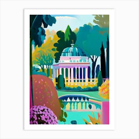 Schönbrunn Palace Gardens, 1, Austria Abstract Still Life Art Print