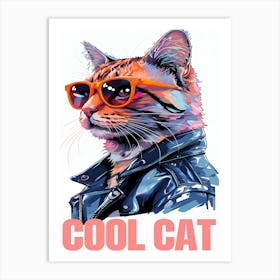 Cool Cat Art Print