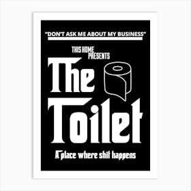 Toilet Art Print