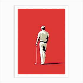 Golfer Art Print