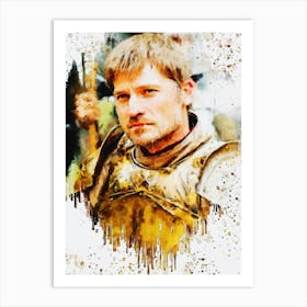Jaime Lannister Game Of Thrones Painting Art Print