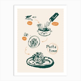 Pasta Time Art Print