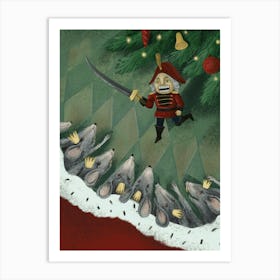 Nutcracker Art Illustration Art Print