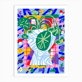 Pilea have Fun! Art Print