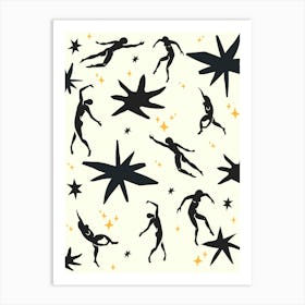 Night Matisse Dance Art Print