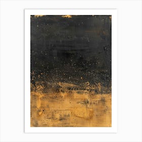 Black And Gold 7 Art Print