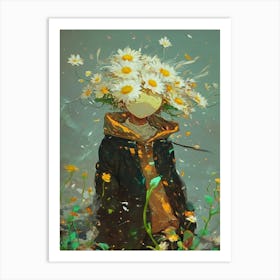 Daisy Girl Art Print