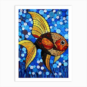 Mosaic Fish 1 Art Print