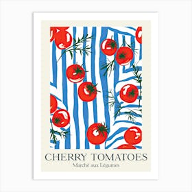 Marche Aux Legumes Cherry Tomatoes Summer Illustration 8 Art Print