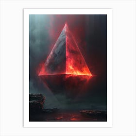 Pyramid In The Sky Art Print