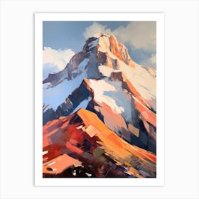 Mount Olympus Greece 2 Mountain Painting Art Print