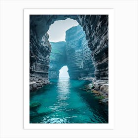 Cave In A Cliff Art Print