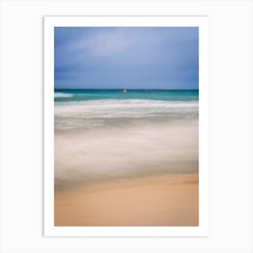 Abstract Caribbean Beach Art Print