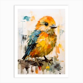 Feathered Reverie Dreamlike Bird Art Print