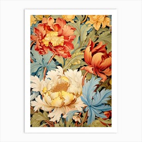 Floral Tapestry 1 Art Print