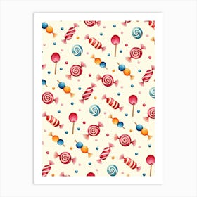 Candy Wonderland Art Print