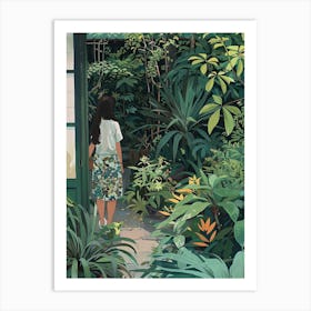 In The Garden Koraku En Japan 1 Art Print