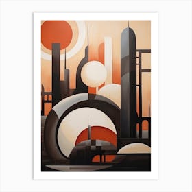 Industrial Abstract Minimalist 6 Art Print