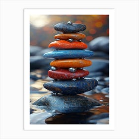 Zen Stones 8 Art Print