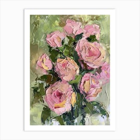 Pink Roses 9 Art Print