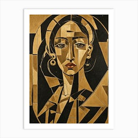 Black & Gold no2 Art Print