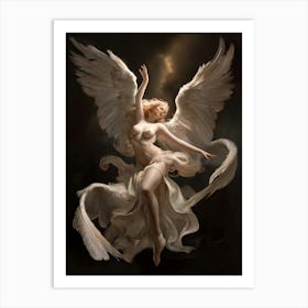 Naked Angel of Light #1 Art Print