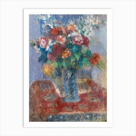 Bouquet De Fleurs, Camille Pisarro Art Print