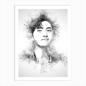 Suho Exo Art Print