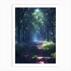 Path In The Forest Art Print