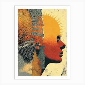 Woman'S Head 1 Art Print