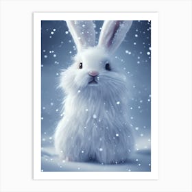 Snow Bunny 1 Art Print