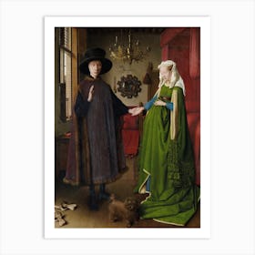 The Arnolfini Portrait, Jan van Eyck Art Print
