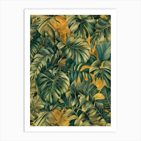 Tropical Leaves 4 Art Print