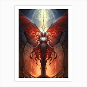 Angel Of Fire Art Print