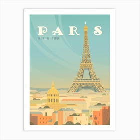 Paris Travel Poster Art Print