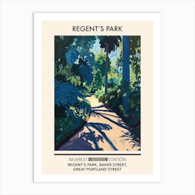 Regent S Park London Parks Garden 4 Art Print