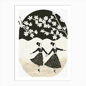 Two Dancers Art Print