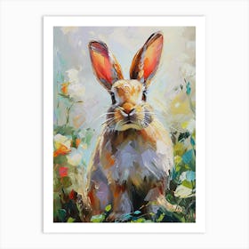 Britannia Petite Rabbit Painting 1 Art Print