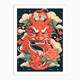 Chinese New Year Dragon Traditional Chinese Style 7 Art Print