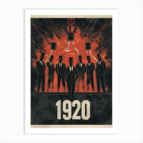 Aihrgdesign A Vintage Poster Symbolizing The Beginning Of Pro 13ae1d4f Bb83 4921 A023 A68f0bfcc972 1 Póster