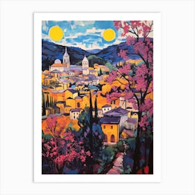 Urbino Italy 4 Fauvist Painting Art Print