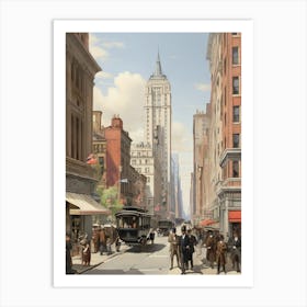 New York City Street Scene 1 Art Print