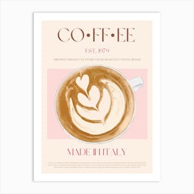 Coffee Mid Century Art Print