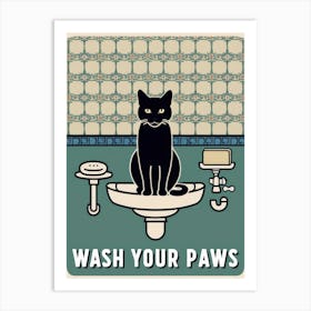 Wash Your Paws 31 Art Print