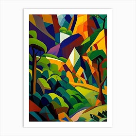 Amboró National Park Bolivia Cubo Futuristic Art Print